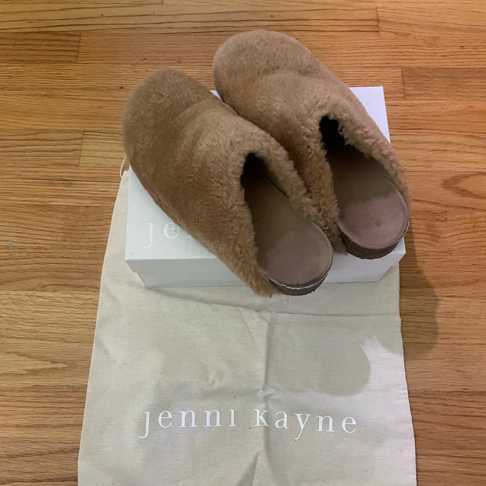 Jenni Kayne Shearling Moc Clogs size 41